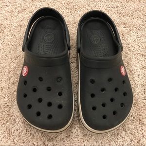 Boys Navy Crocs - size 12/13